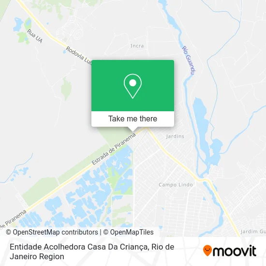 Entidade Acolhedora Casa Da Criança map