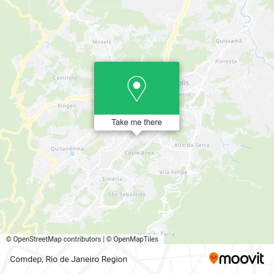 Comdep map