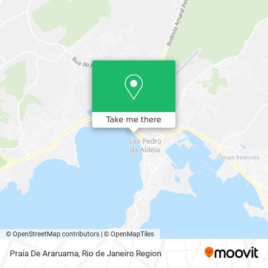 Praia De Araruama map