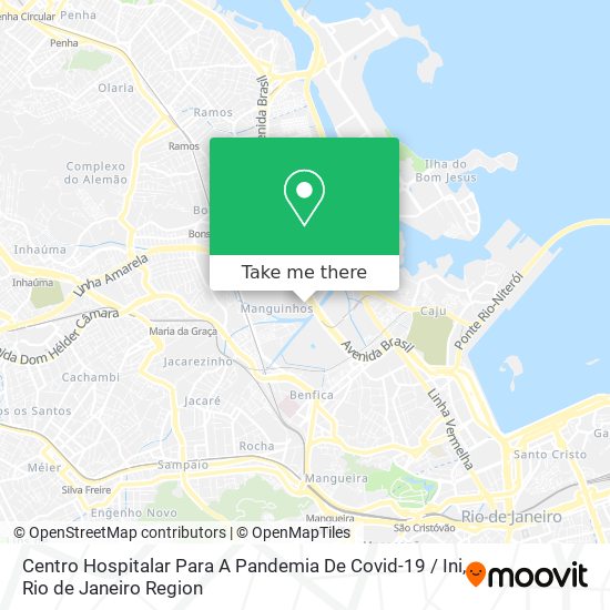 Centro Hospitalar Para A Pandemia De Covid-19 / Ini map