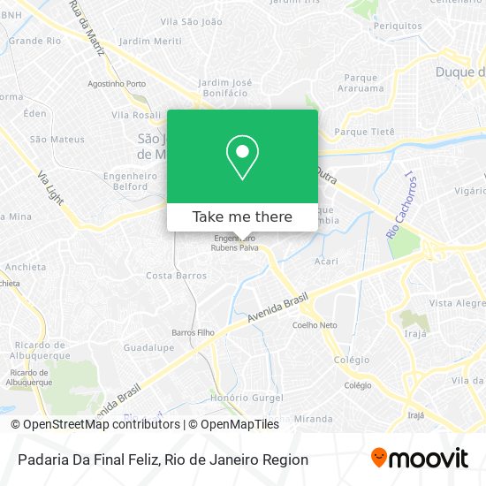 Padaria Da Final Feliz map