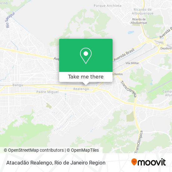 Atacadão Realengo map