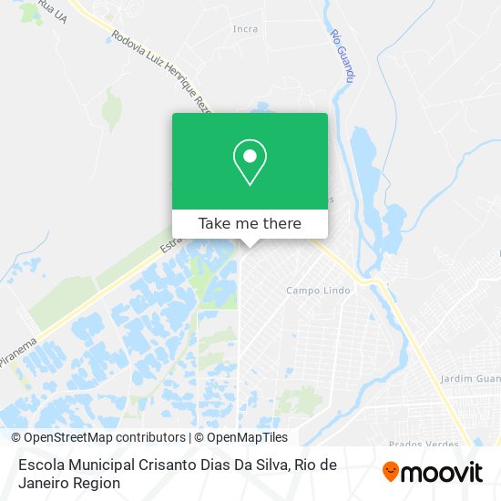 Escola Municipal Crisanto Dias Da Silva map