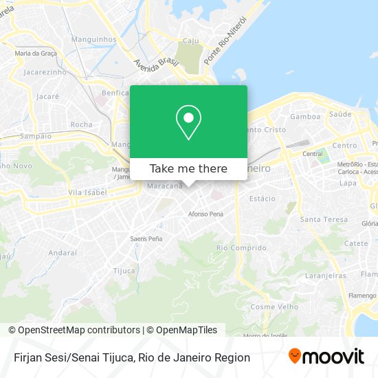 Firjan Sesi/Senai Tijuca map
