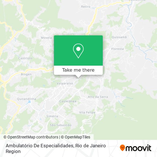 Ambulatório De Especialidades map