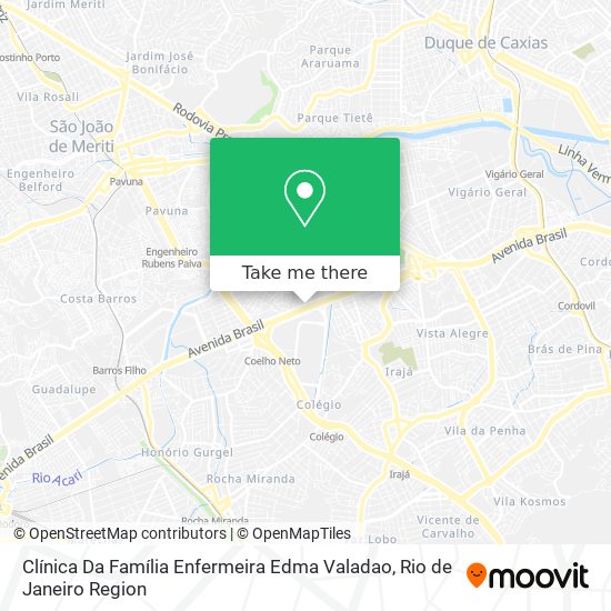 Clínica Da Família Enfermeira Edma Valadao map