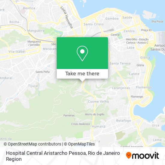 Hospital Central Aristarcho Pessoa map
