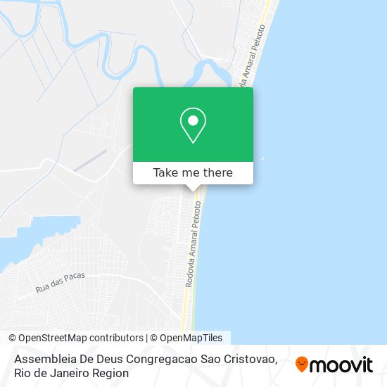 Mapa Assembleia De Deus Congregacao Sao Cristovao