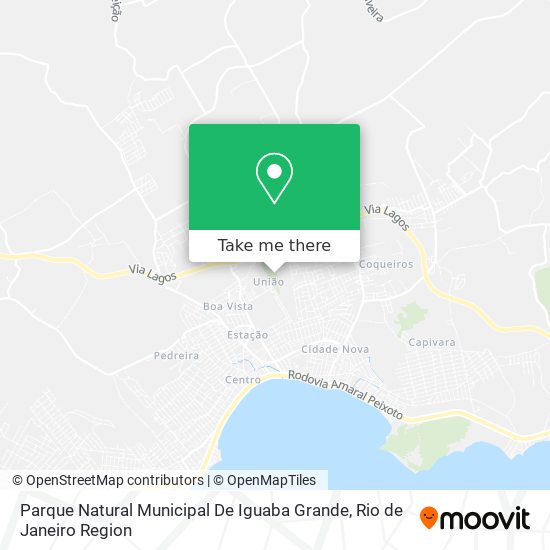 Parque Natural Municipal De Iguaba Grande map