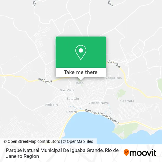Parque Natural Municipal De Iguaba Grande map
