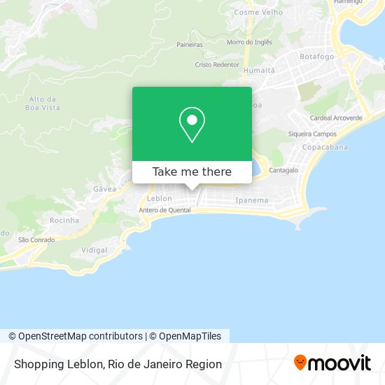 Shopping Leblon map