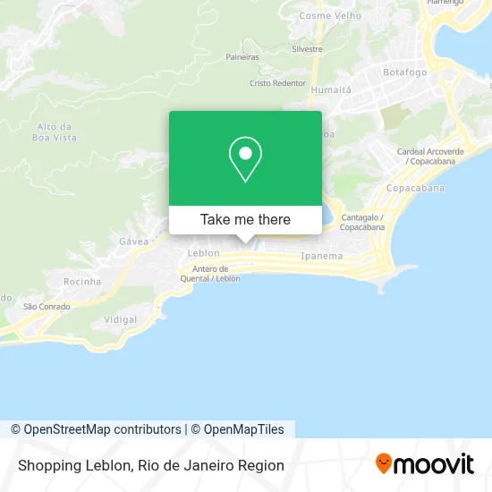 Shopping Leblon map