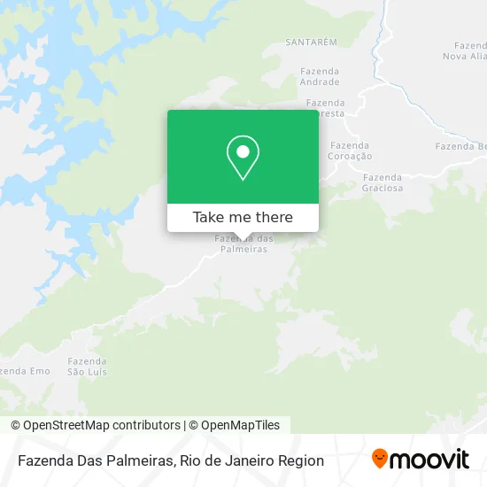 Fazenda Das Palmeiras map