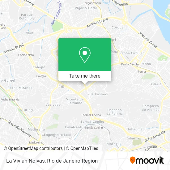La Vivian Noivas map