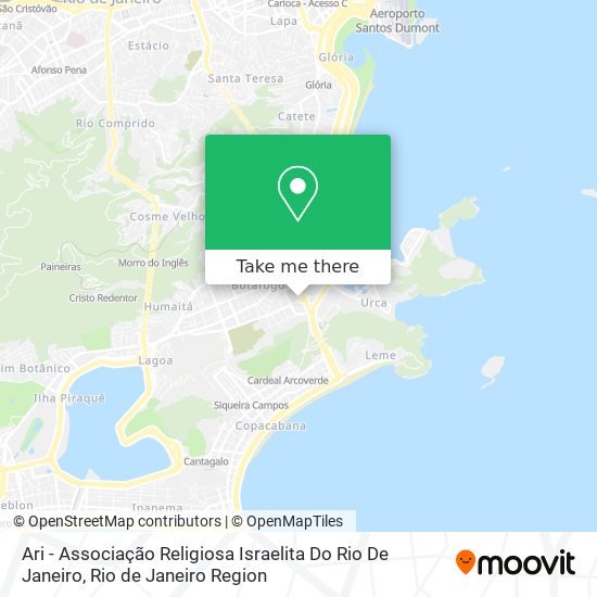 Mapa Ari - Associação Religiosa Israelita Do Rio De Janeiro