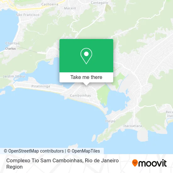 Complexo Tio Sam Camboinhas map