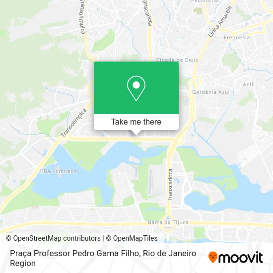 Praça Professor Pedro Gama Filho map