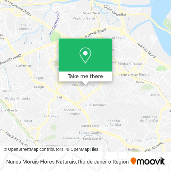 Nunes Morais Flores Naturais map