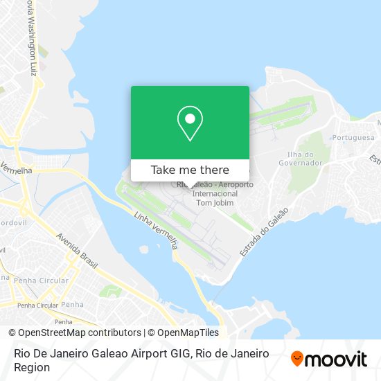 Rio De Janeiro Galeao Airport GIG map