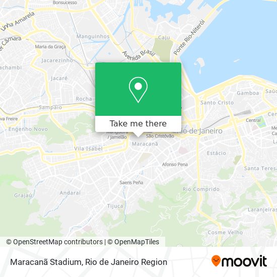 Maracanã Stadium map