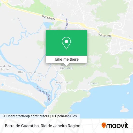 Barra de Guaratiba map