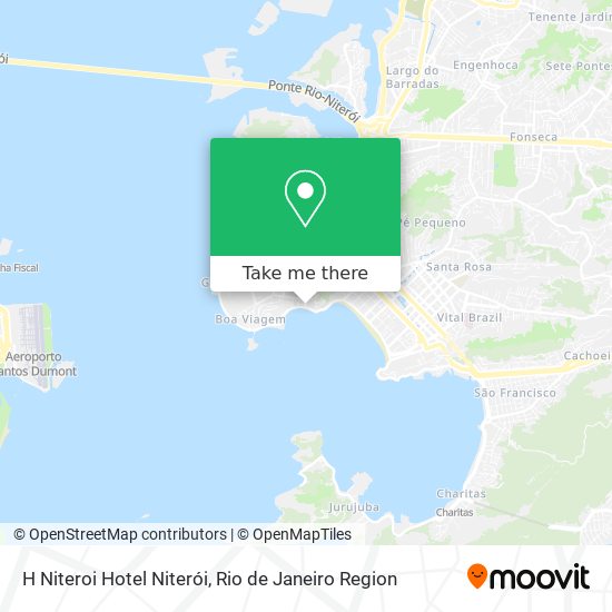 H Niteroi Hotel Niterói map