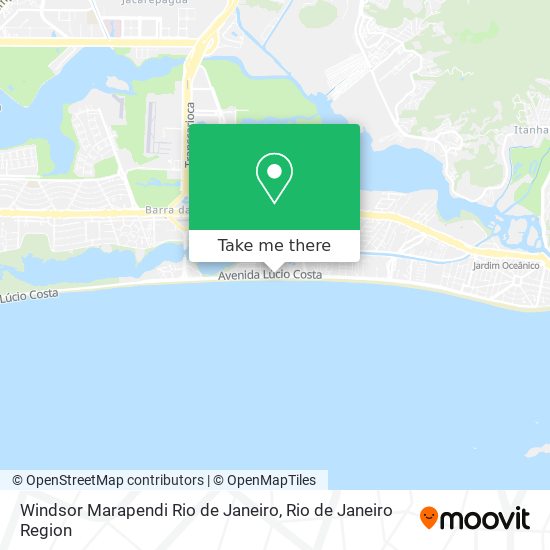 Windsor Marapendi Rio de Janeiro map