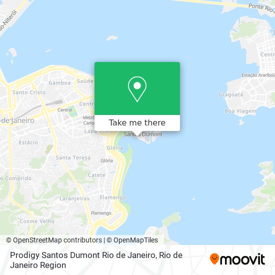 Prodigy Santos Dumont Rio de Janeiro map