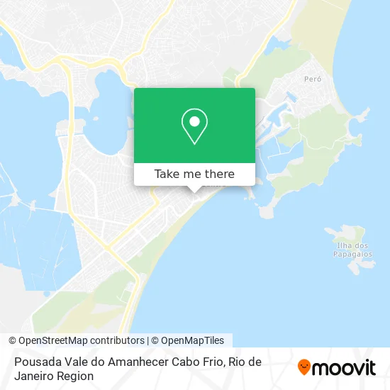 Pousada Vale do Amanhecer Cabo Frio map