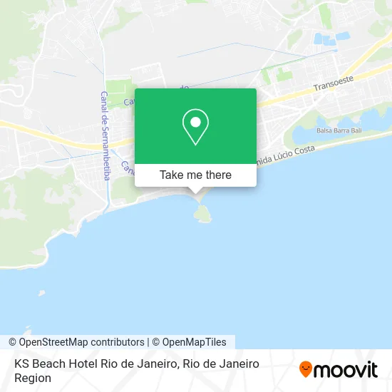 KS Beach Hotel Rio de Janeiro map