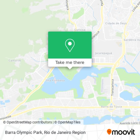 Barra Olympic Park map