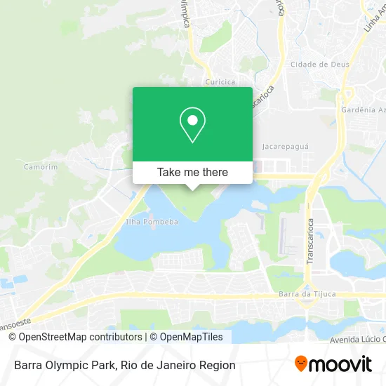 Barra Olympic Park map