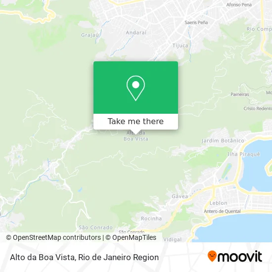 Alto da Boa Vista map