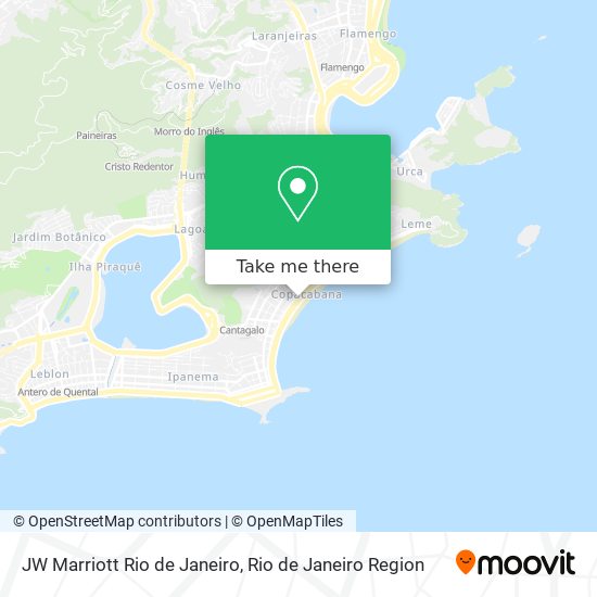 JW Marriott Rio de Janeiro map