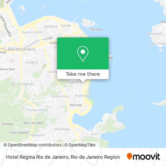 Hotel Regina Rio de Janeiro map