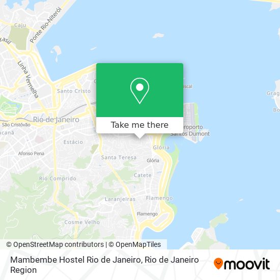 Mambembe Hostel Rio de Janeiro map