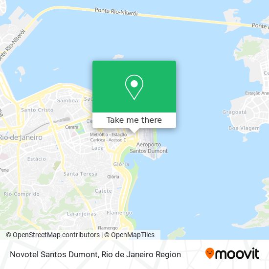 Mapa Novotel Santos Dumont