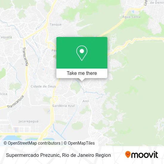 Supermercado Prezunic map