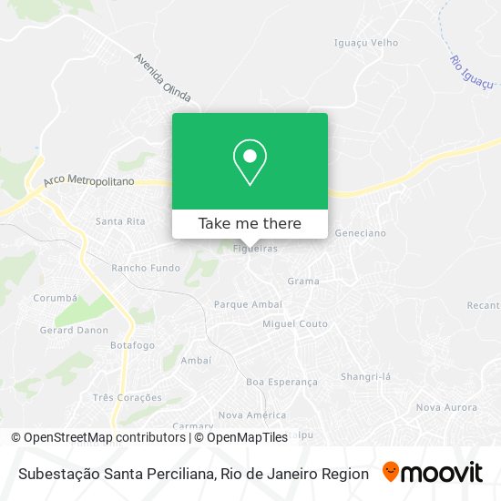 Subestação Santa Perciliana map