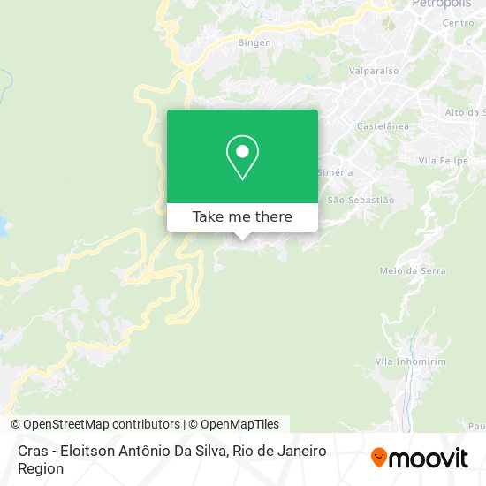 Cras - Eloitson Antônio Da Silva map