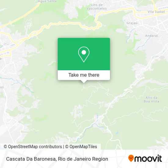 Cascata Da Baronesa map