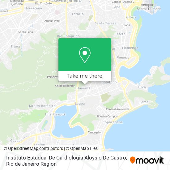 Instituto Estadual De Cardiologia Aloysio De Castro map