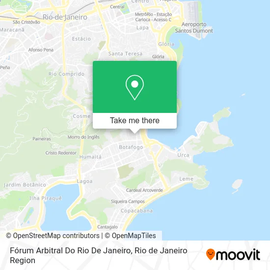 Fórum Arbitral Do Rio De Janeiro map