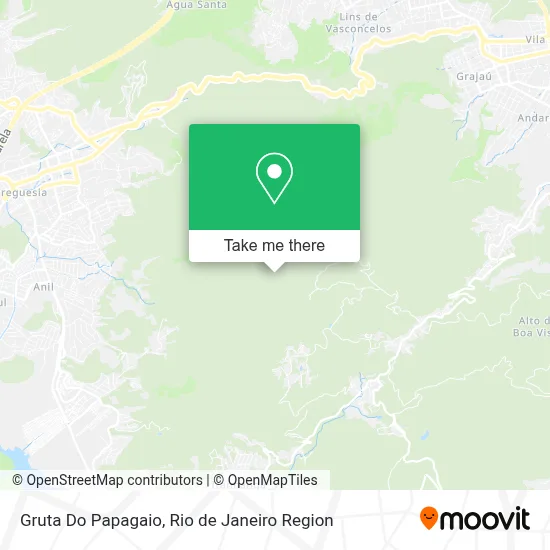 Gruta Do Papagaio map