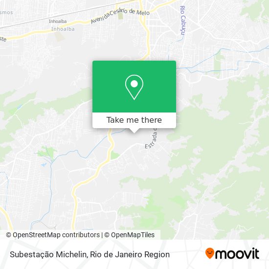 Subestação Michelin map