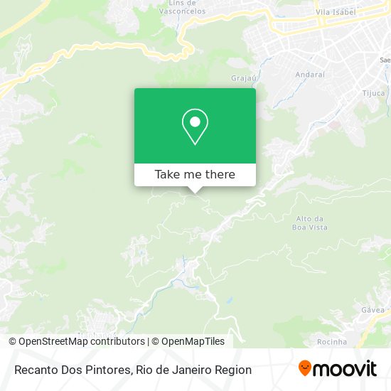 Recanto Dos Pintores map