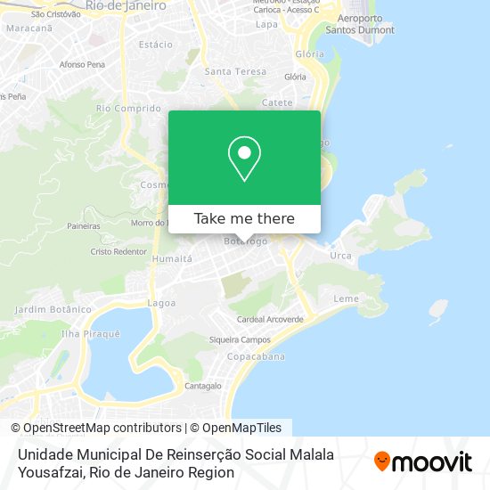 Unidade Municipal De Reinserção Social Malala Yousafzai map