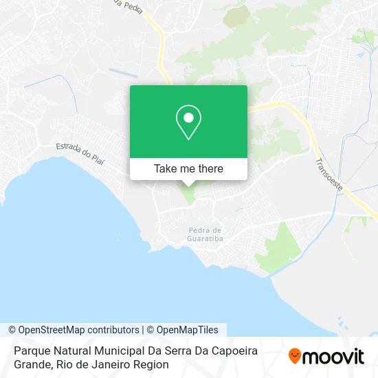 Parque Natural Municipal Da Serra Da Capoeira Grande map