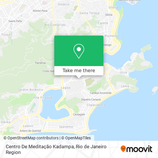 Centro De Meditação Kadampa map