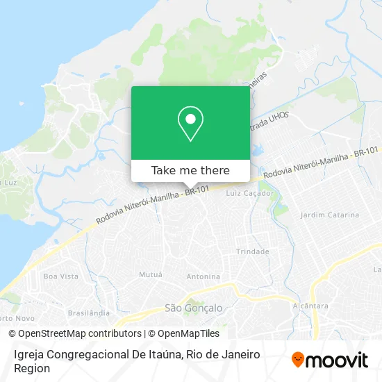 Igreja Congregacional De Itaúna map